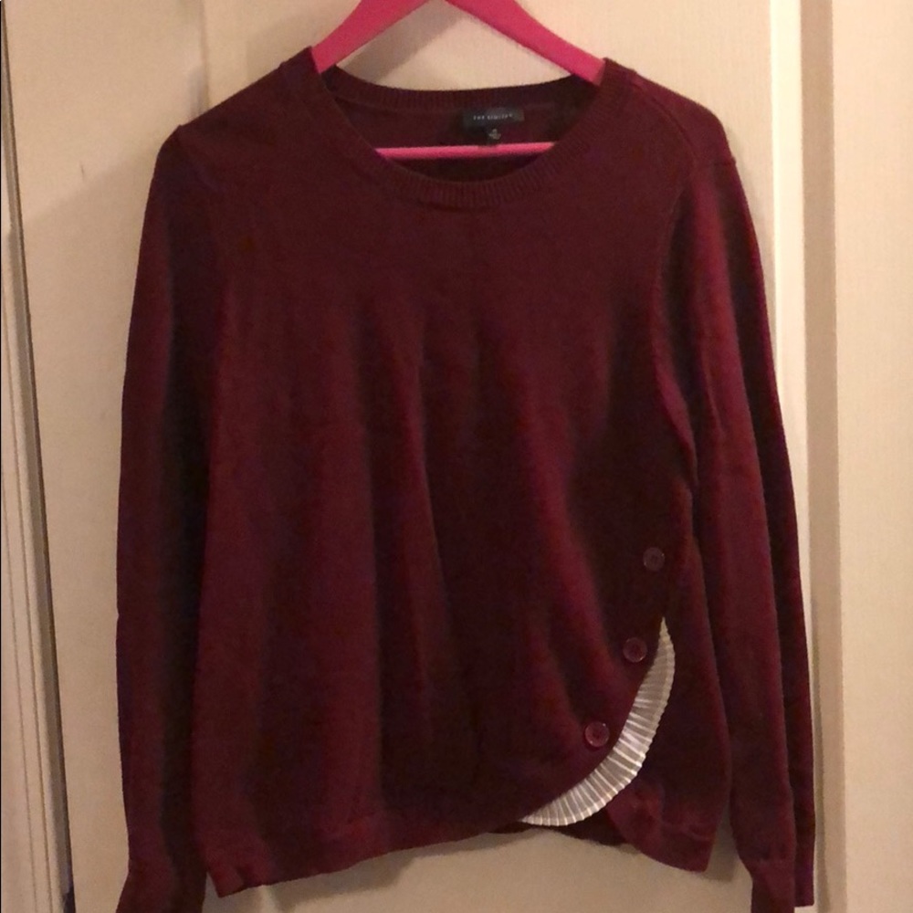 Burgundy sweater